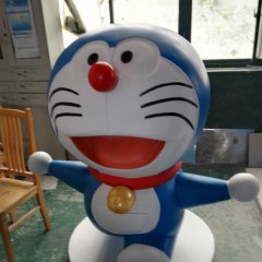 玻璃鋼哆啦A夢雕塑，玻璃鋼機(jī)器貓雕塑