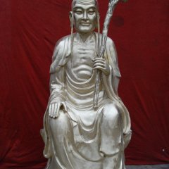 十八羅漢銅雕，鑄銅十八羅漢雕塑