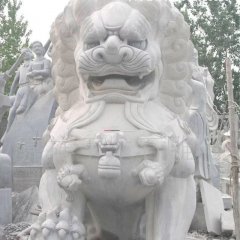 北京獅石雕，漢白玉獅子雕塑