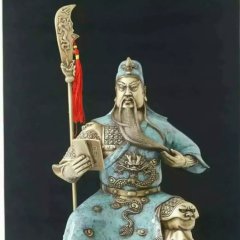 關(guān)帝圣君銅雕，鑄銅關(guān)帝圣君雕塑