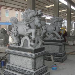 麒麟石雕，仿古麒麟石雕