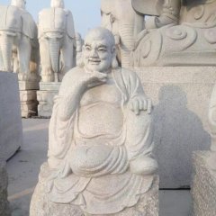 十八羅漢石雕，漢白玉十八羅漢雕塑