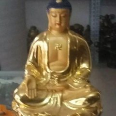 銅佛像，如來佛祖銅雕，鎏金銅佛像