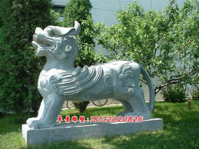 獨(dú)角獸石雕,神獸石雕