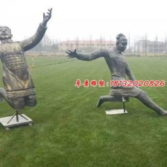 玻璃鋼兵馬俑雕塑，玻璃鋼仿銅人物雕塑