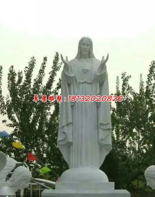 石雕耶穌，大理石耶穌雕塑