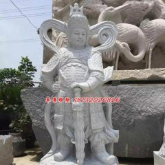 韋陀石雕，大理石韋陀菩薩雕塑