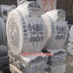 抱鼓石，大理石門墩