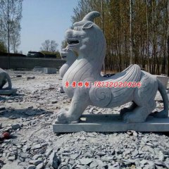 獨(dú)角獸石雕，法院門口石雕