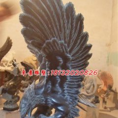 老鷹石雕，大展宏圖石雕