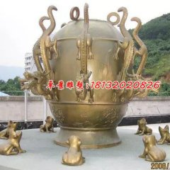 地動儀銅雕，寺廟景觀銅雕