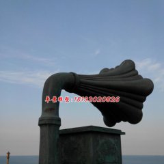 留聲機(jī)銅雕，廣場大型景觀銅雕