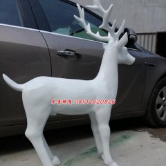 玻璃鋼馴鹿雕塑，玻璃鋼商場(chǎng)雕塑