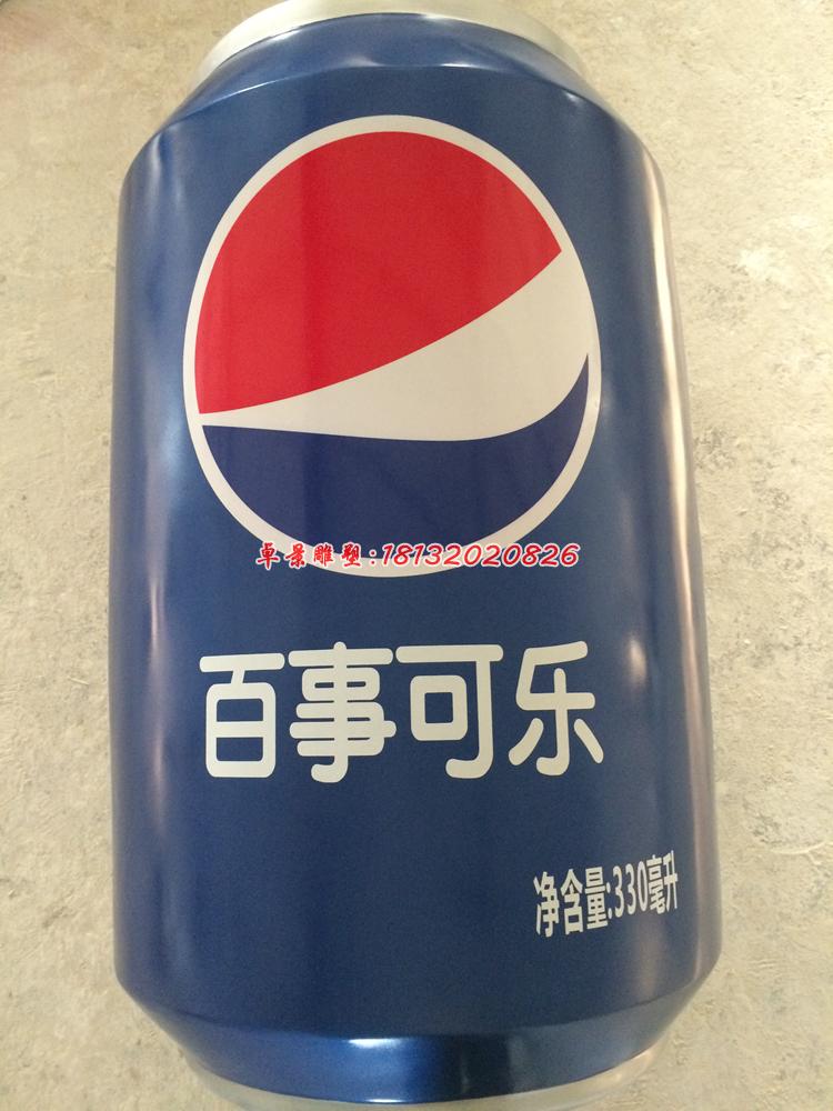 玻璃百事可樂瓶雕塑,玻璃鋼仿真雕塑 (2)