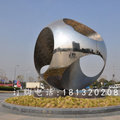 不銹鋼球雕塑，廣場球不銹鋼雕塑