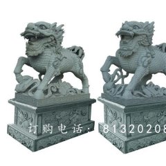 麒麟石雕，青石麒麟石雕