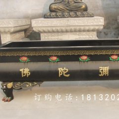 寺廟銅香爐，方形銅香爐