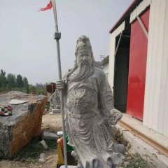 關(guān)公石雕，招財(cái)進(jìn)寶石雕，古代名人石雕