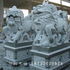 青石貔貅，石雕神獸
