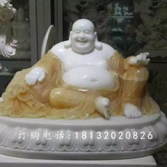 坐式彌勒佛石雕，石雕佛像