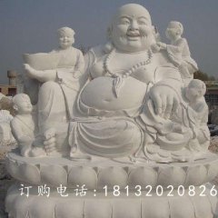 石雕彌勒佛，坐式彌勒佛像