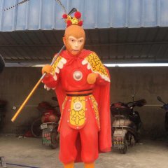 玻璃鋼西游記人物雕塑，孫悟空雕塑