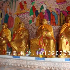 玻璃鋼十八羅漢雕塑，寺廟羅漢雕塑