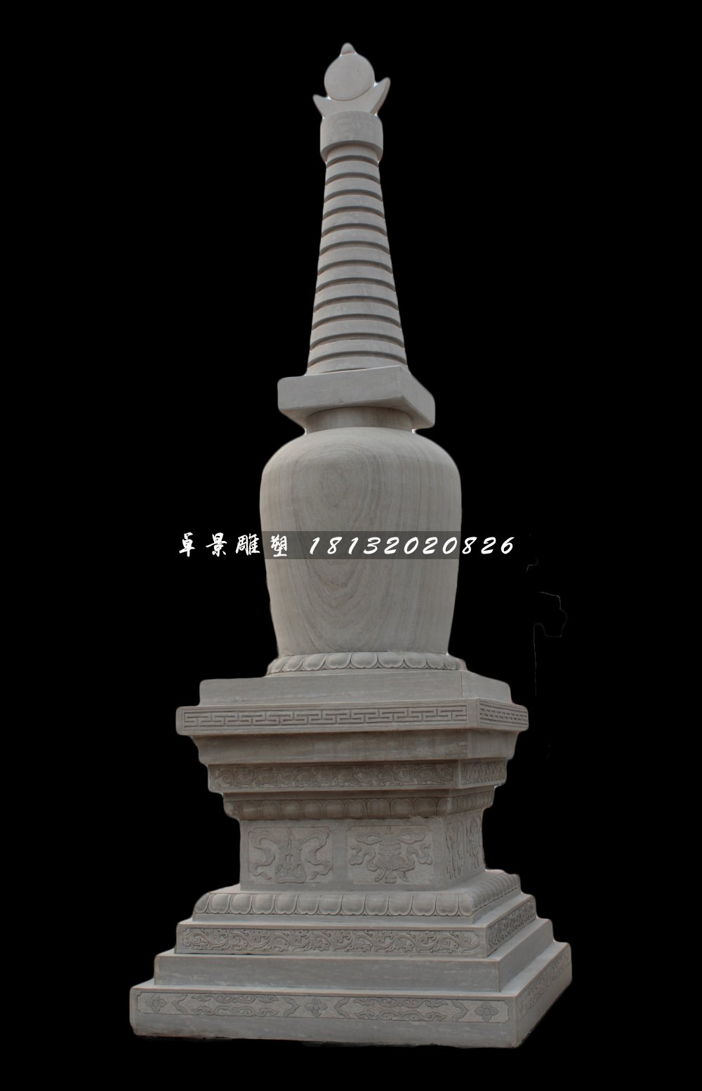 大理石塔雕塑,廣場(chǎng)石雕塔 (2)