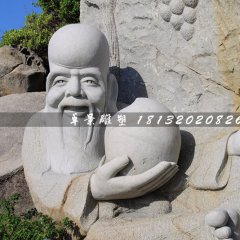 老壽星石雕，大理石神仙雕塑