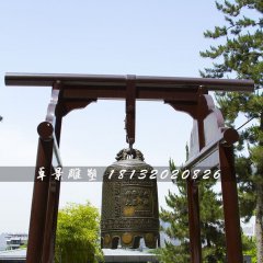 銅鐘，黃銅鐘，廣場銅鐘雕塑