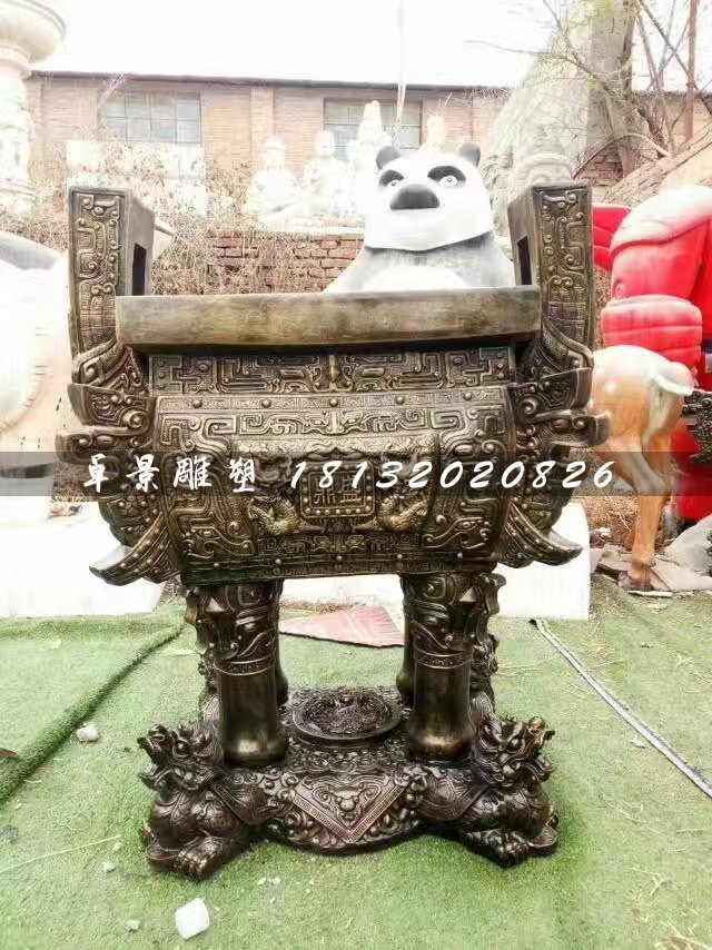 鼎盛鼎銅雕,廣場(chǎng)銅鼎
