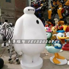 玻璃鋼大白雕塑，卡通雕塑