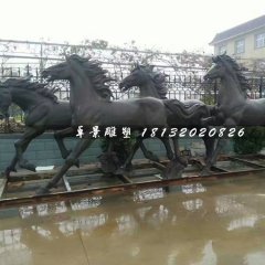 奔馬銅雕，公園動(dòng)物銅雕