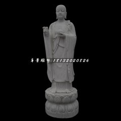立式地藏王，大理石佛像