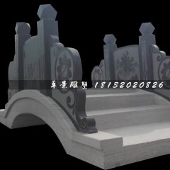 喜鵲登梅石浮雕橋，青石拱橋