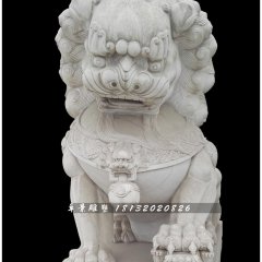 北京獅石雕，小型石獅子雕塑