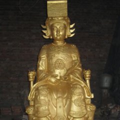 王母娘娘雕塑，玻璃鋼神仙雕塑