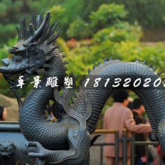 青銅龍雕塑，廣場神獸銅雕