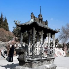 銅香爐，方形銅香爐