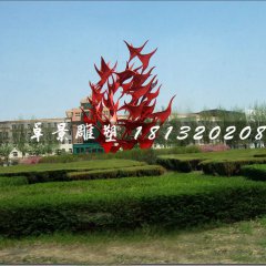 不銹鋼飛翔雕塑，抽象大雁雕塑