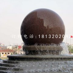 大型風(fēng)水球，廣場(chǎng)景觀石雕