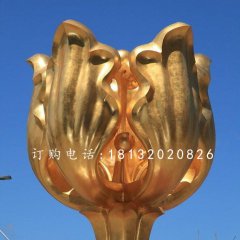 紫荊花雕塑，廣場不銹鋼雕塑