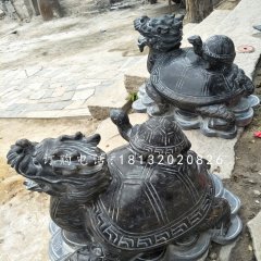 招財(cái)龍龜，青石龍龜?shù)袼? width=
