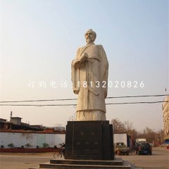 張仲景石雕，廣場古代醫(yī)學(xué)名人石雕