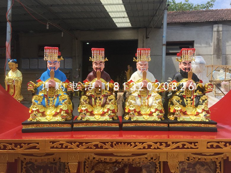 玻璃鋼龍王雕塑，神仙雕塑