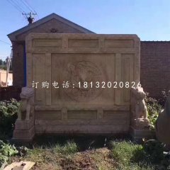 石雕屏風(fēng)，仿古景觀石雕