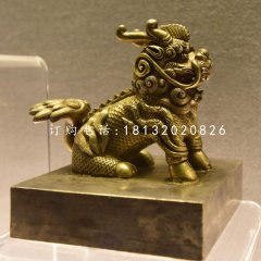 麒麟銅雕，鑄銅神獸雕塑