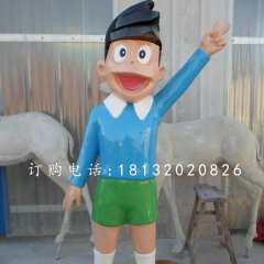 玻璃鋼小夫雕塑，卡通人物雕塑