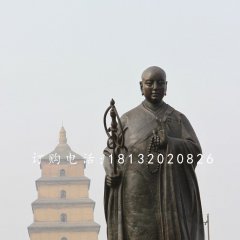 大唐玄奘銅雕，廣場(chǎng)人物銅雕