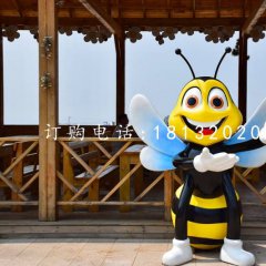 蜜蜂雕塑，玻璃鋼卡通動物